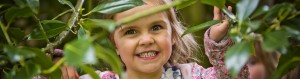 Highfield Pre-School and Nursery Harrogate - pupil in the garden
