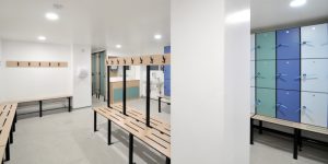 Harrogate Ladies College - Swimming Pool Changing Rooms