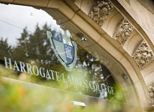 The main entrance to Harrogate Ladies' College.