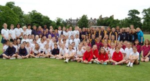 Pupils from across the Harrogate district at the Junior Rounders Extravagnza hosted by Harrogate Ladies’ College