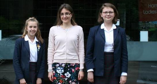 Freya Hartley, Mrs Long and Grace Brett