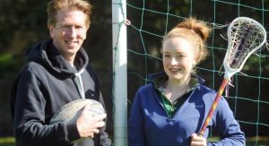 Highfield Head of Boy's Sport Mr Reilly and Head of Girl's Sport Miss Hackett