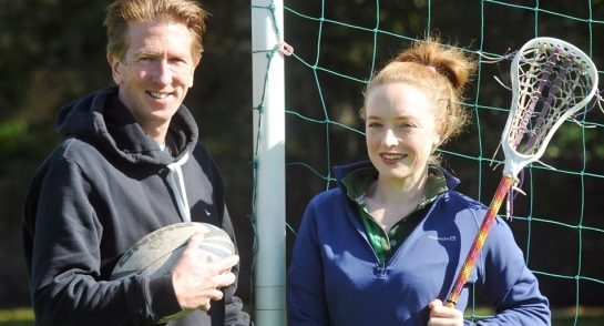 Highfield Head of Boy's Sport Mr Reilly and Head of Girl's Sport Miss Hackett