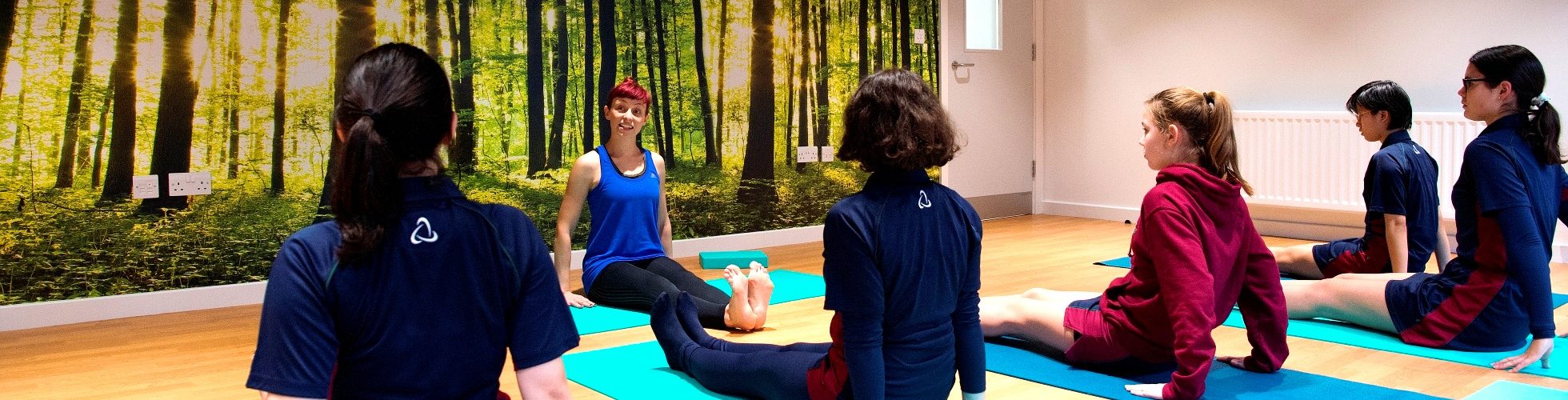 Yoga Class in Harrogate Ladies College Wellness Studio