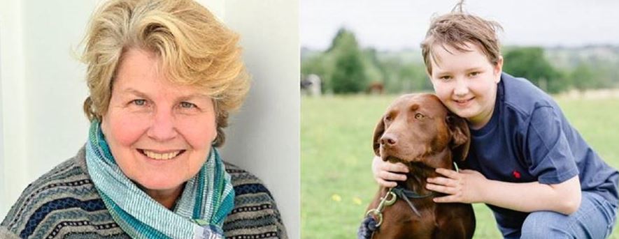 Sandi Toksvig OBE and Highfield pupil