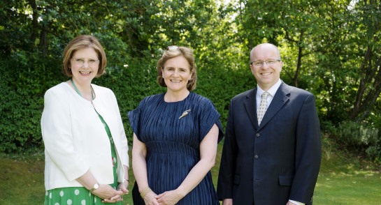 Sylvia Brett, Principal of Harrogate Ladies’ College; Dr Emily Lawson DBE, Head of the Delivery Unit at 10 Downing Street; James Savile, Head of Highfield Prep School