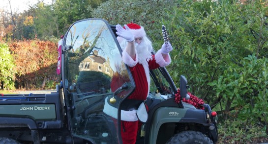 Santa visits preschool