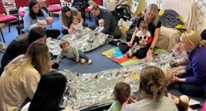 Parents and babies at Baby Highfield