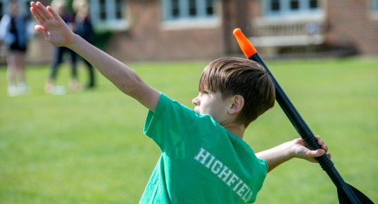 Highfield Sports Day javelin skills