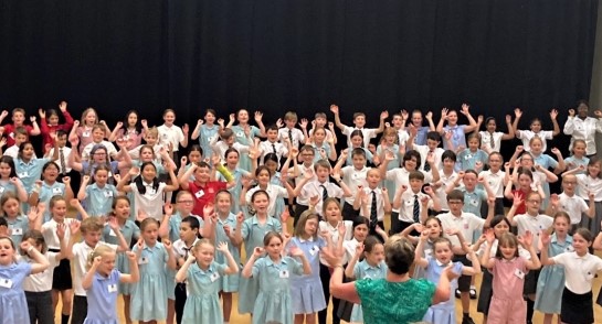 115 primary school pupils from across the Harrogate district attend Junior Choir Day at Harrogate Ladies' College