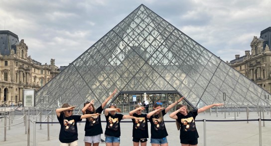 Harrogate Ladies' College pupils travel to Paris during Trips & Activities Week where they visited many famous places including the Musee du Louvre