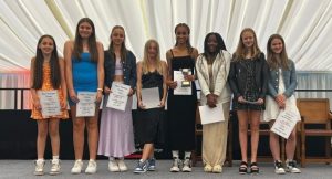 Harrogate Ladies’ College Junior Team of the Year Award Winners at the Sports Presentation Evening