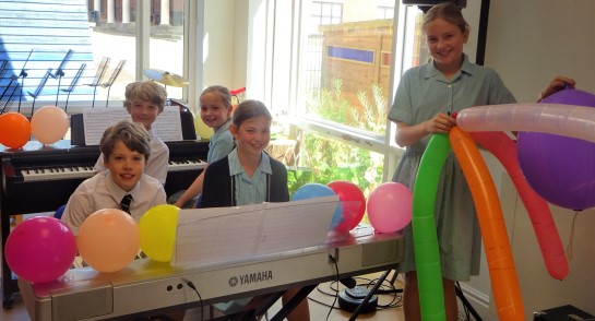 Music to our ears! Music concerts at Highfield Prep School included Prep 6 piano players who entertained the school with their rendition of Balloon Pop!