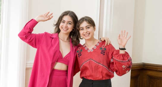 Sofiia and Diana Shypovych - Ukrainian Twins Celebrate A level Results