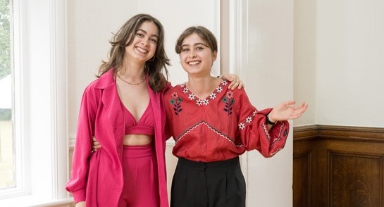 Sofiia and Diana Shypovych - Ukrainian Twins Celebrate A level Results 