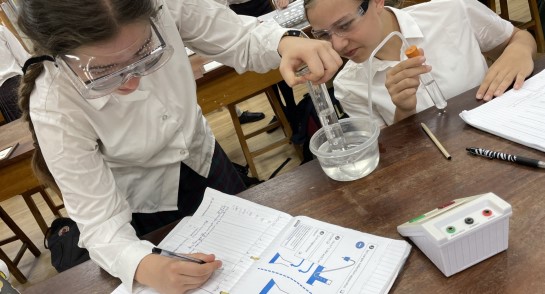 All in the Name of Science: Harrogate Ladies' College pupils demonstrate confident and accurate Science skills