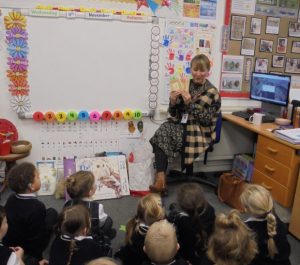 Local author reading to Highfield Children