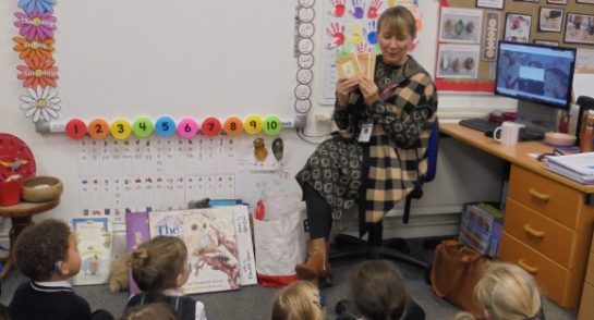 Local author reading to Highfield Children