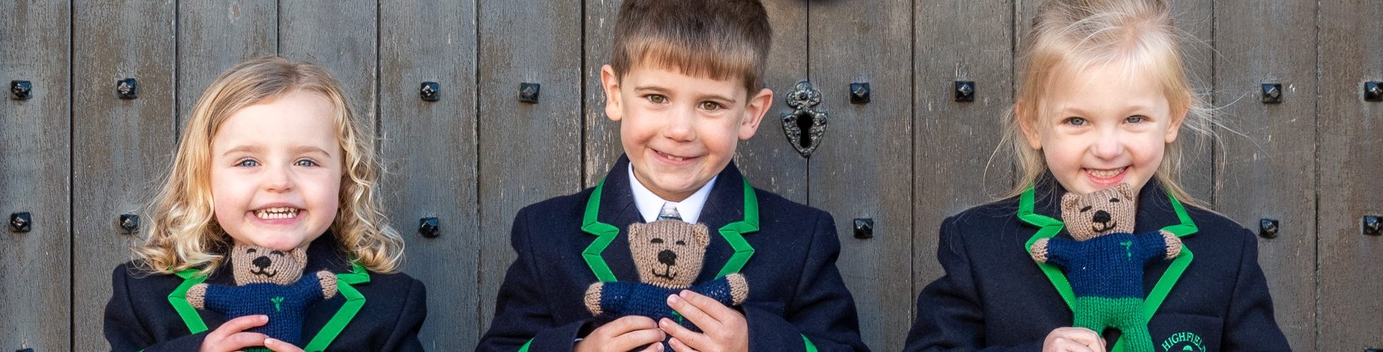 Reception Class Children at Highfield Prep School