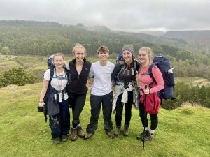 Harrogate Ladies' College students on a Duke of Edinburgh expedition