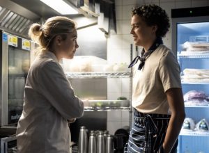 Lee Braithwaite and Florence Pugh pictured from We Live in Time, a feature film debut for the Harrogate Ladies' College graduate.
