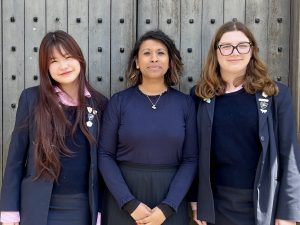 Anya, Dr Kirby and Tamara will represent Harrogate Ladies' College at the 2025 TeenTech Awards in London.
