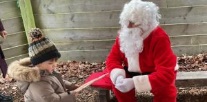 Father Christmas visits Pre-School