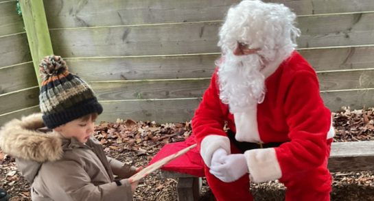 Father Christmas visits Pre-School